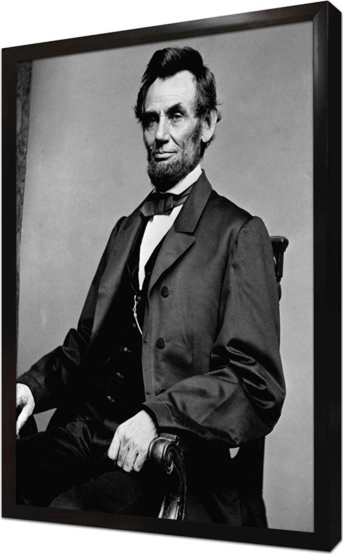 Abraham Lincoln Çerçeveli Mdf Tablo