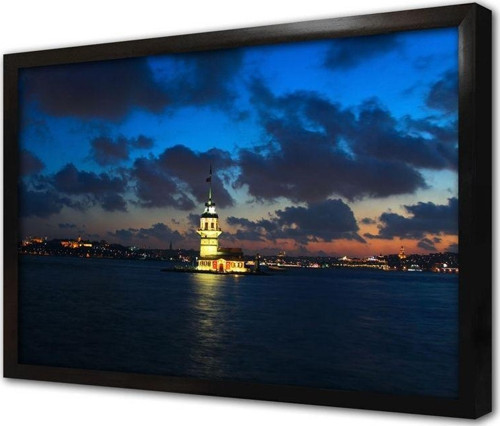Istanbul Kız Kulesi Çerçeveli Mdf Tablo