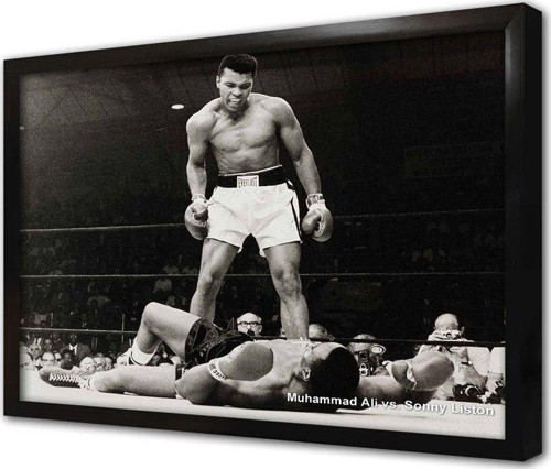 Ringde Muhammed Ali Çerçeveli Mdf Tablo