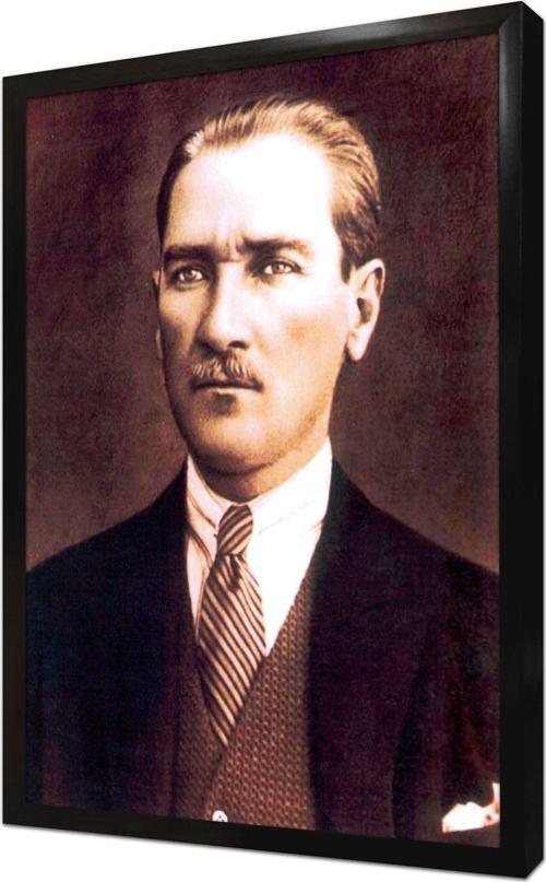 Atatürk Çerçeveli Mdf Tablo