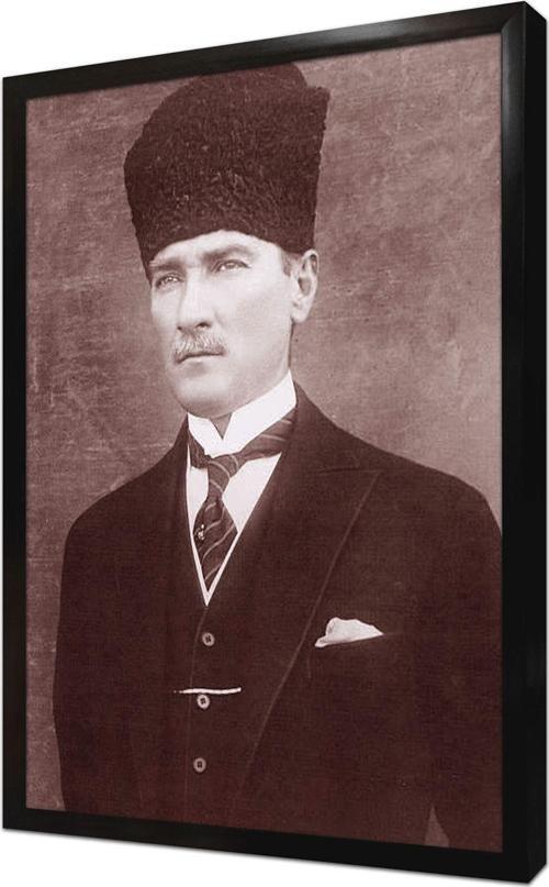 Atatürk Çerçeveli Mdf Tablo
