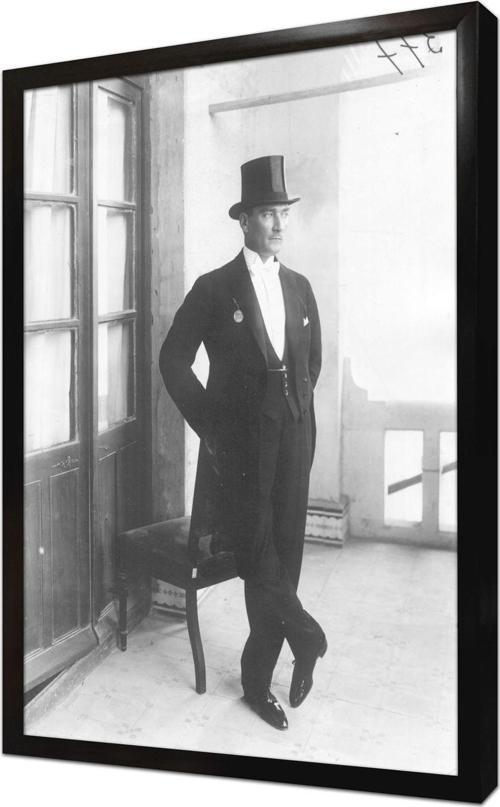 Atatürk Çerçeveli Mdf Tablo