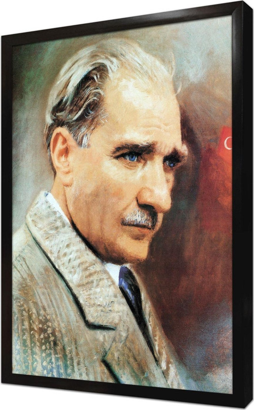 Mustafa Kemal Atatürk Çerçeveli Mdf Tablo