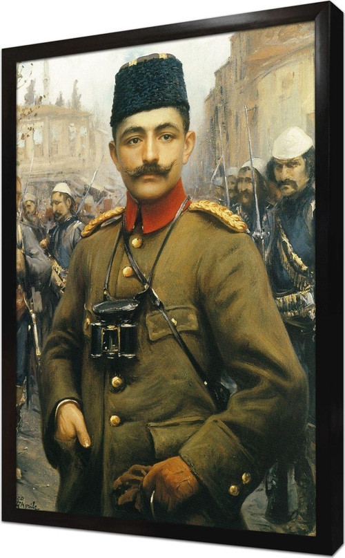 Enver Paşa Çerçeveli Mdf Tablo