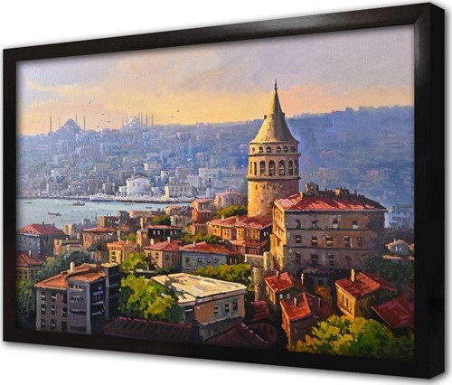 Galata Çerçeveli Mdf Tablo