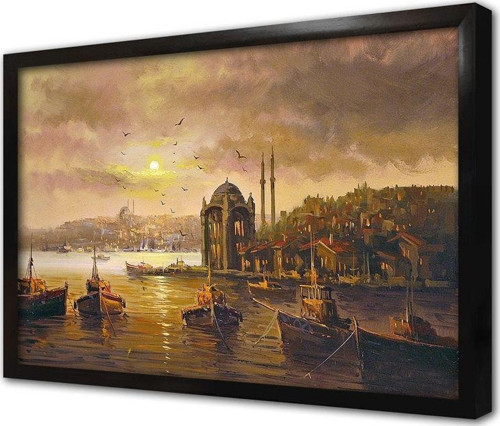Istanbul Ortaköy Camii Çerçeveli Mdf Tablo