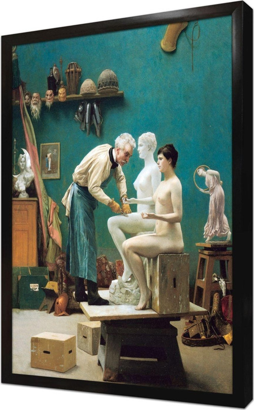 The Artists Model Çerçeveli Mdf Tablo