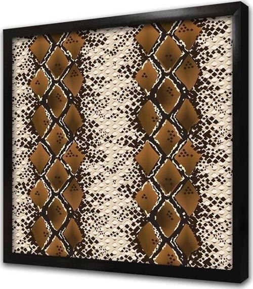 Etnik Motif Çerçeveli Mdf Tablo