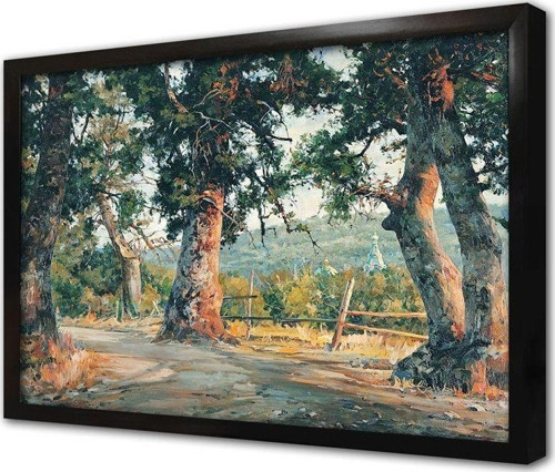 Orman Yolu Çerçeveli Mdf Tablo