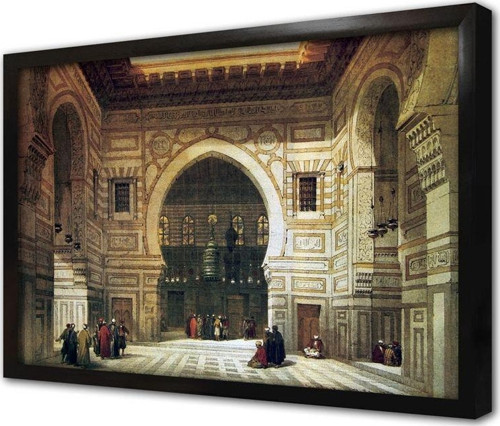 Kahirede Cami Çerçeveli Mdf Tablo