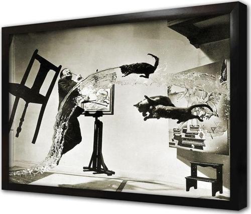 Dali Atomicus Philippe Halsman Çerçeveli Mdf Tablo
