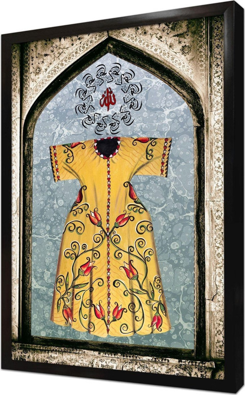Osmanlı Kaftan Çerçeveli Mdf Tablo