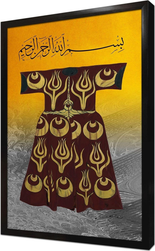 Osmanlı Kaftan Çerçeveli Mdf Tablo