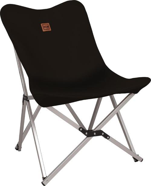 Alüminyum Katlanabilir Kamp Sandalyesi, Piknik Sandalyesi, Taşıma Çantalı, Kumaş, Siyah