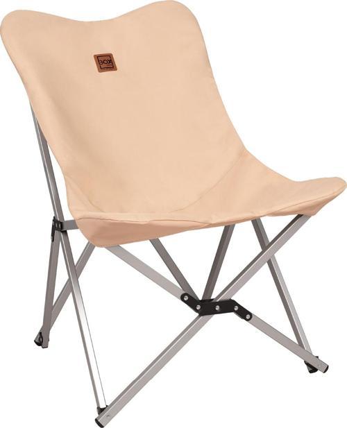 Alüminyum Katlanabilir Kamp Sandalyesi, Piknik Sandalyesi, Taşıma Çantalı, Kumaş, Krem