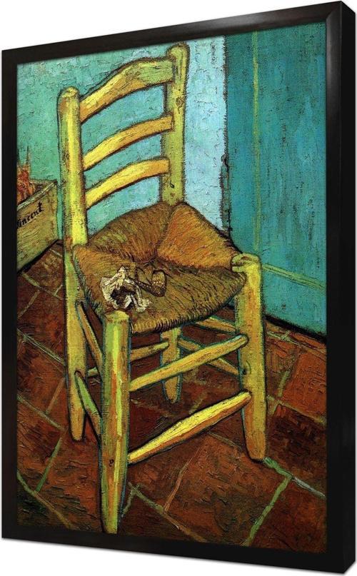 Sandalye Vincent Van Gogh Çerçeveli Mdf Tablo