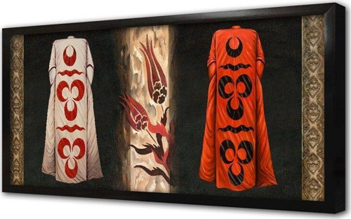 Osmanlı Kaftan Çerçeveli Mdf Tablo