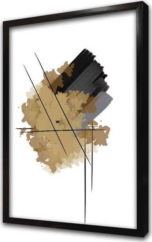 Modern Soyut Çerçeveli Mdf Tablo