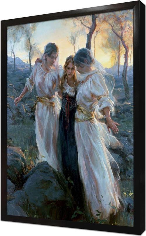 Womans Çerçeveli Mdf Tablo
