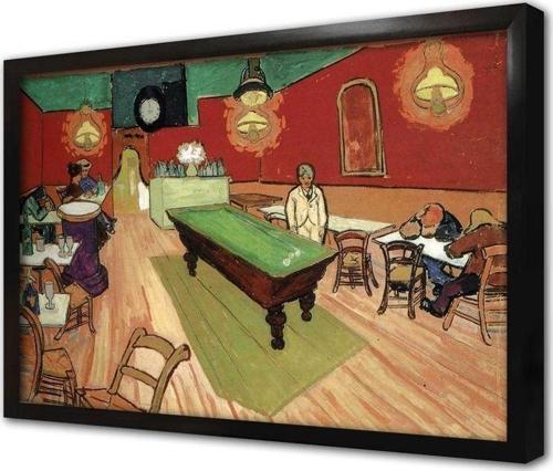 The Night Cafe Çerçeveli Mdf Tablo
