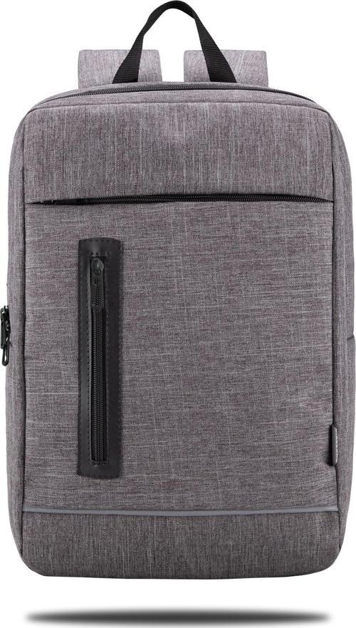 TRİESTA SERİSİ RECYCLE KUMAŞ NOTEBOOK SIRT ÇANTASI GRİ - RC58-154