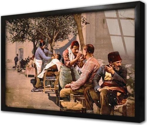 Istanbul Berber Çerçeveli Cam Tablo