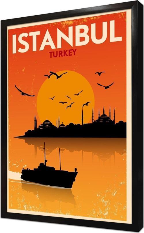 Istanbul Çerçeveli Mdf Tablo