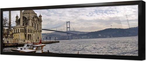 Ortaköy Ve Boğaziçi Köprüsü Çerçeveli Cam Tablo