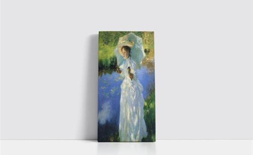 Bir Sabah Yürüyüşü Çerçeveli Cam Tablo 60x90 cm Cb13262