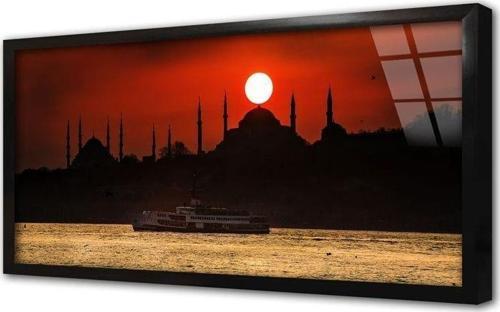 Istanbul Sultanahmed Cami Çerçeveli Cam Tablo