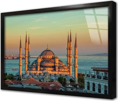 Istanbul Sultanahmed Cami Çerçeveli Cam Tablo
