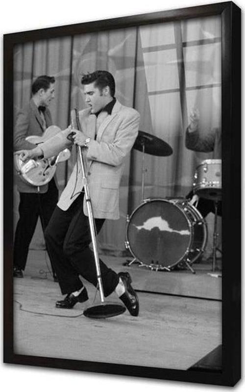 Elvis Presley Çerçeveli Cam Tablo
