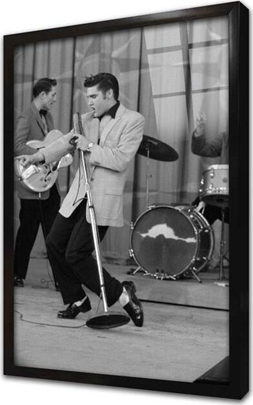 Elvis Presley Çerçeveli Cam Tablo