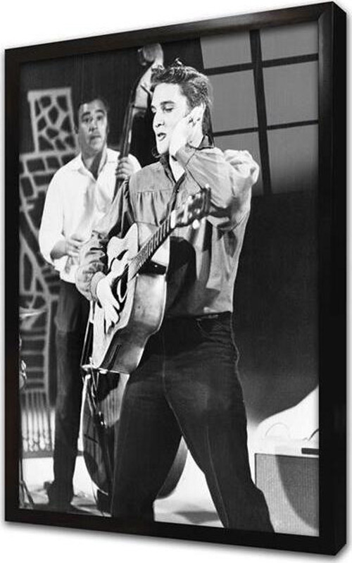 Elvis Presley Çerçeveli Cam Tablo