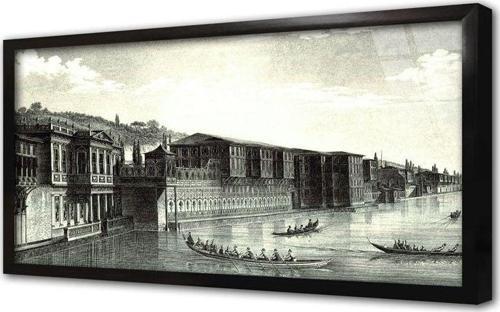 Istanbul Yalı Mahallesi Çerçeveli Cam Tablo