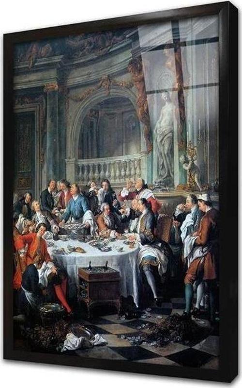 Jean François Çerçeveli Cam Tablo