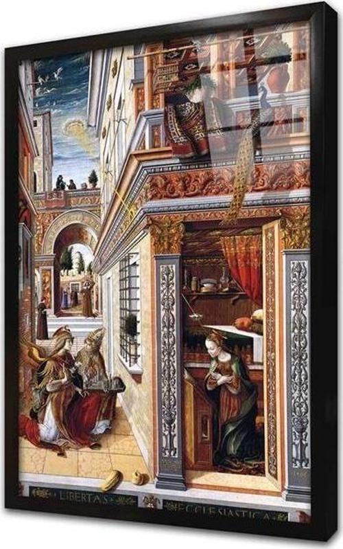 Saint Emidius Çerçeveli Cam Tablo
