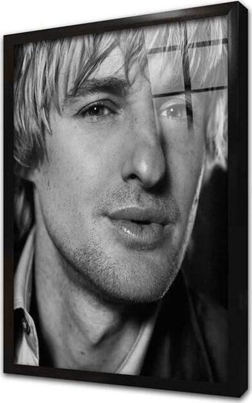 Owen Wilson Çerçeveli Cam Tablo