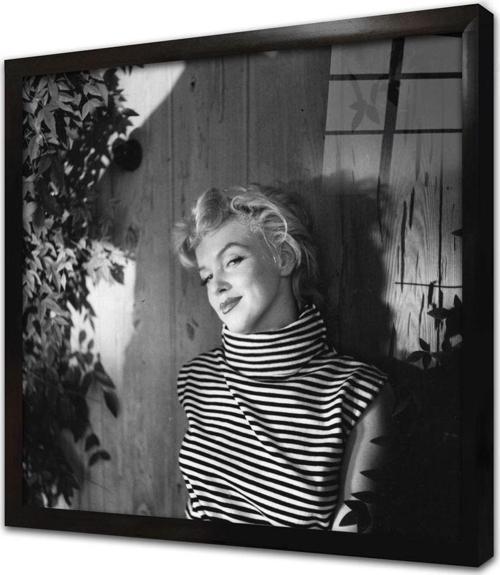 Marilyn Monroe Çerçeveli Cam Tablo