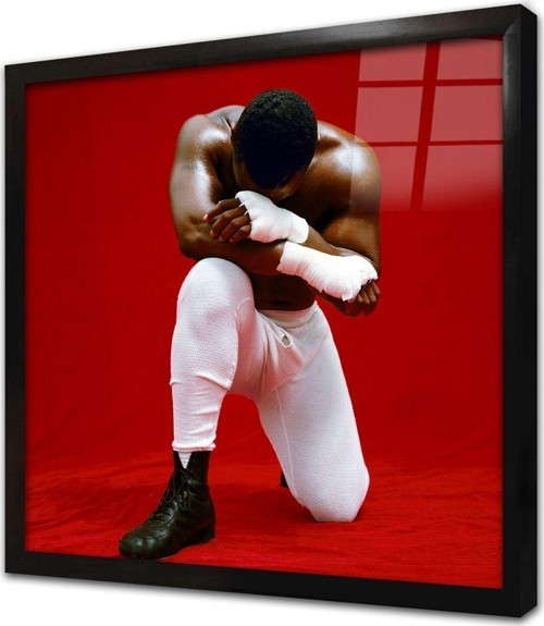 Muhammed Ali Çerçeveli Cam Tablo