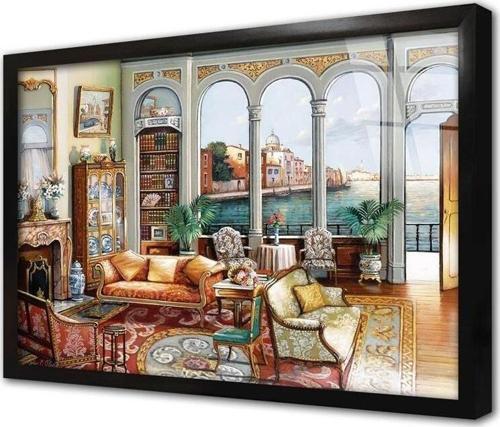 John O Brian Murals Çerçeveli Cam Tablo