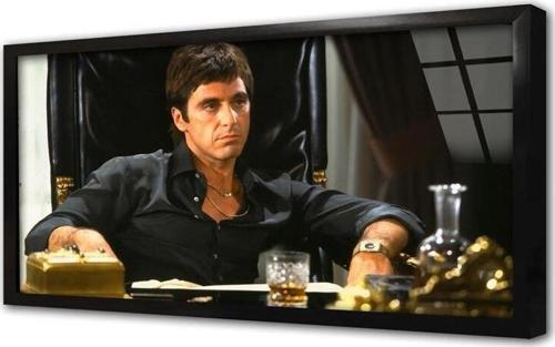 Al Pacino Çerçeveli Cam Tablo