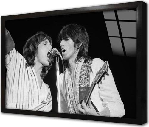 Keith Richards Çerçeveli Cam Tablo