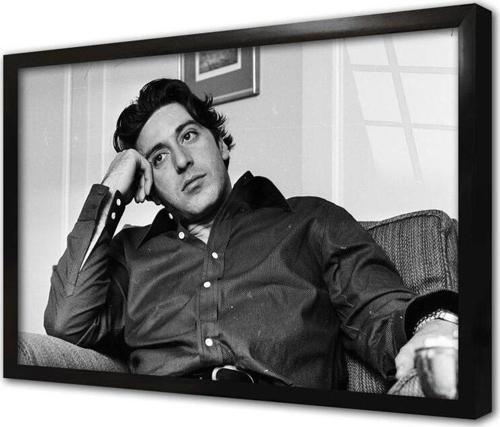Al Pacino Çerçeveli Cam Tablo