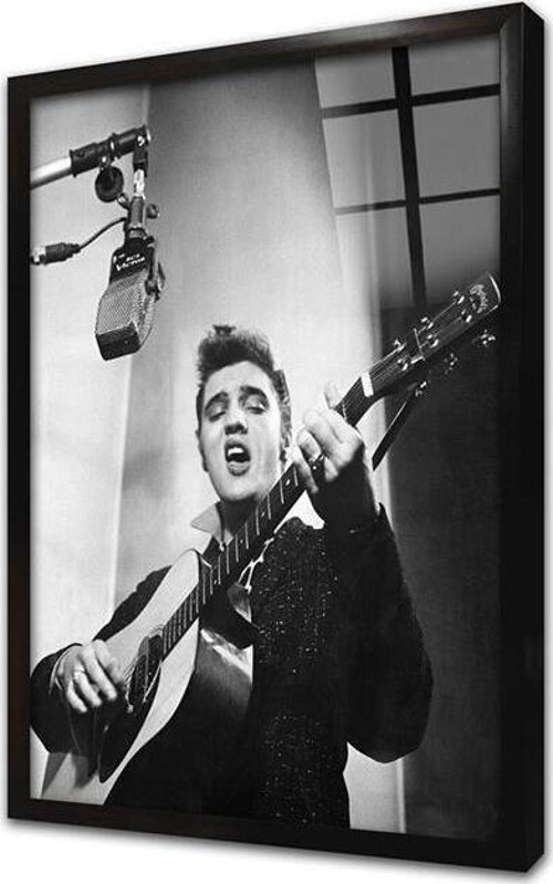 Elvis Presley Çerçeveli Cam Tablo