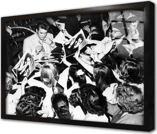 Elvis Presley Çerçeveli Cam Tablo
