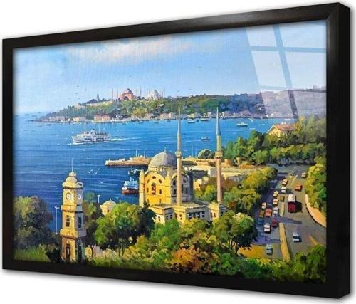 Ortaköy Cami Çerçeveli Cam Tablo