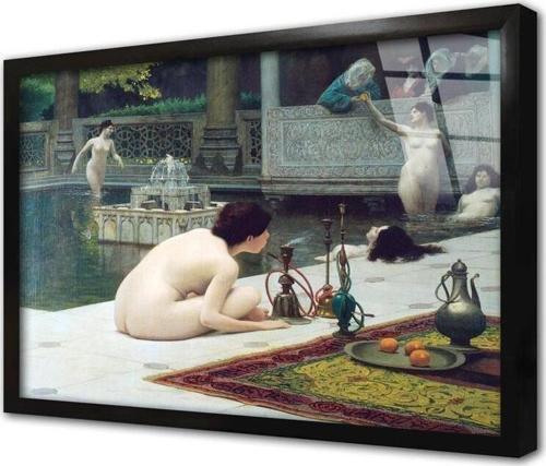 Lallumeuse De Narguile Çerçeveli Cam Tablo