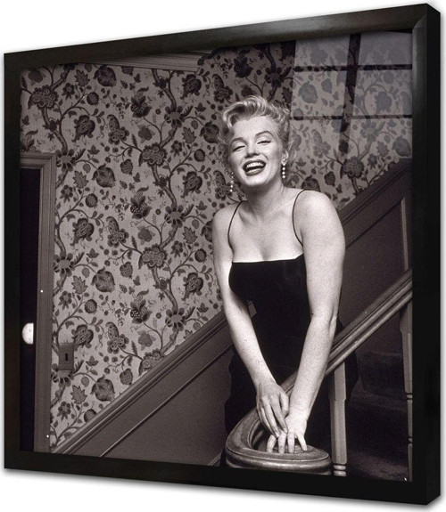 Marilyn Monroe Çerçeveli Cam Tablo