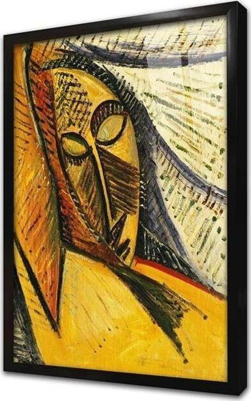 Picasso Çerçeveli Cam Tablo